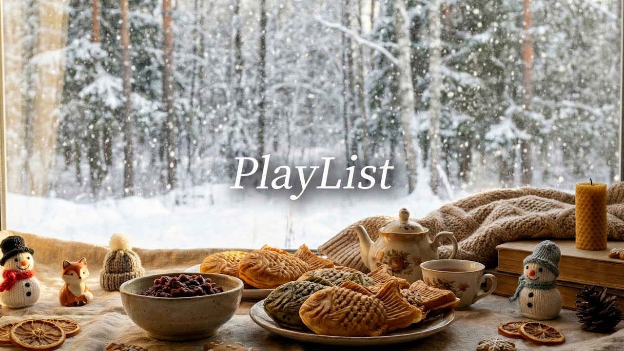 [Playlist] 함박눈 펑펑 쏟아지는 날 🌨️ 갓 구운 붕어빵과 함께 듣는 세상에서 제일 따뜻한 겨울 팝송 플레이리스트