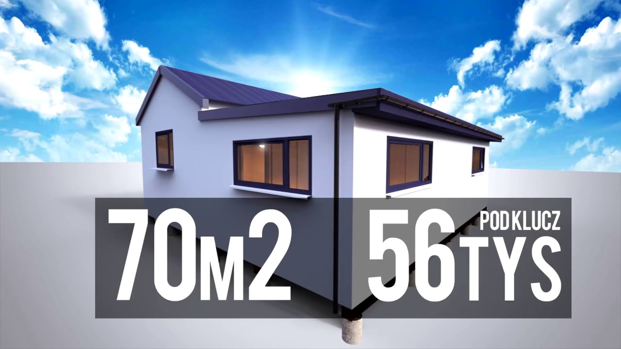Dom 70m2 za 56tys pod klucz,  dom 70m2 bez pozwolenia na budowę, dom 70m2