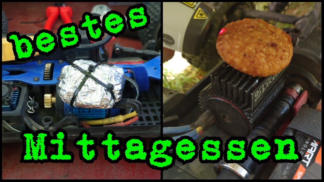 Wir grillen mini Frikadellen auf RC Auto Motoren 😋👨‍🍳😂