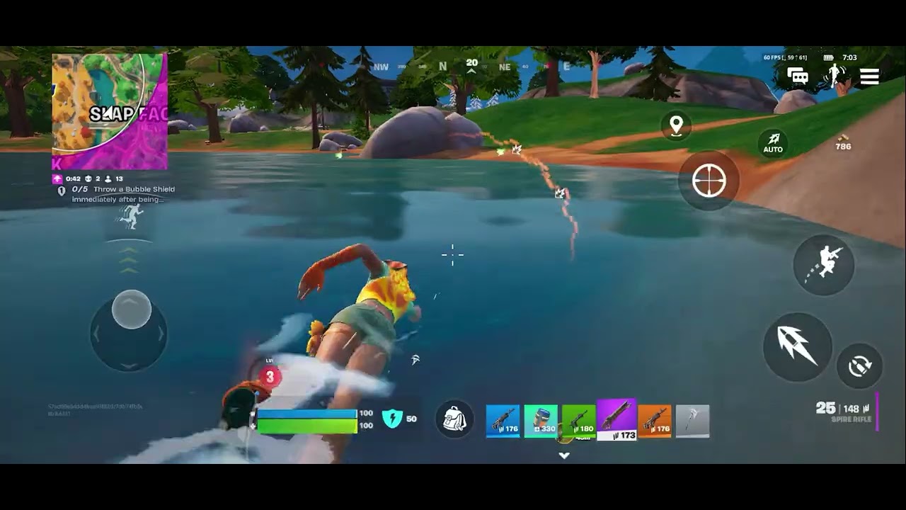 Mobile game #fortnite #fortnitemobile60fps #gameplay 
