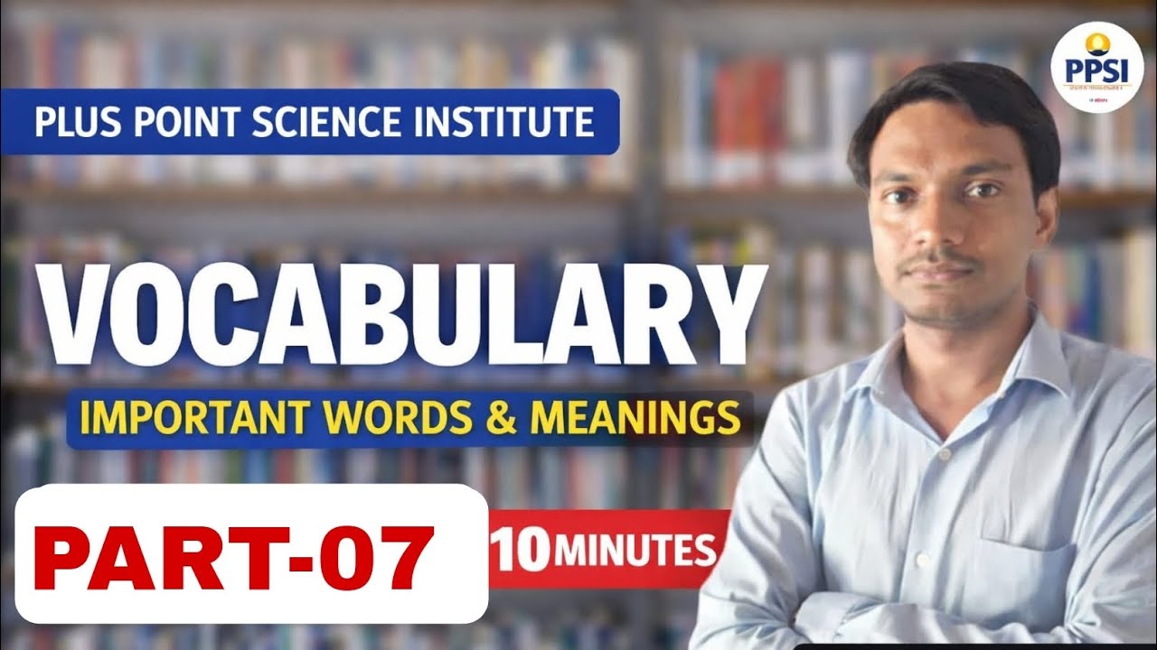 ENGLISH VOCAB| PART 07|BY-VIKASH SIR |