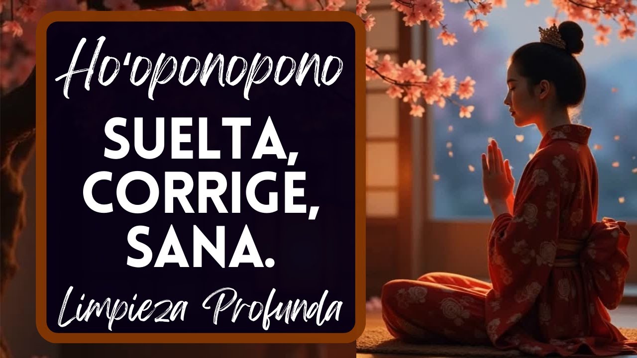 Suelta, Corrige, Sana 🌙✨ Meditación Ho’oponopono para Dormir y Sanar Profundo