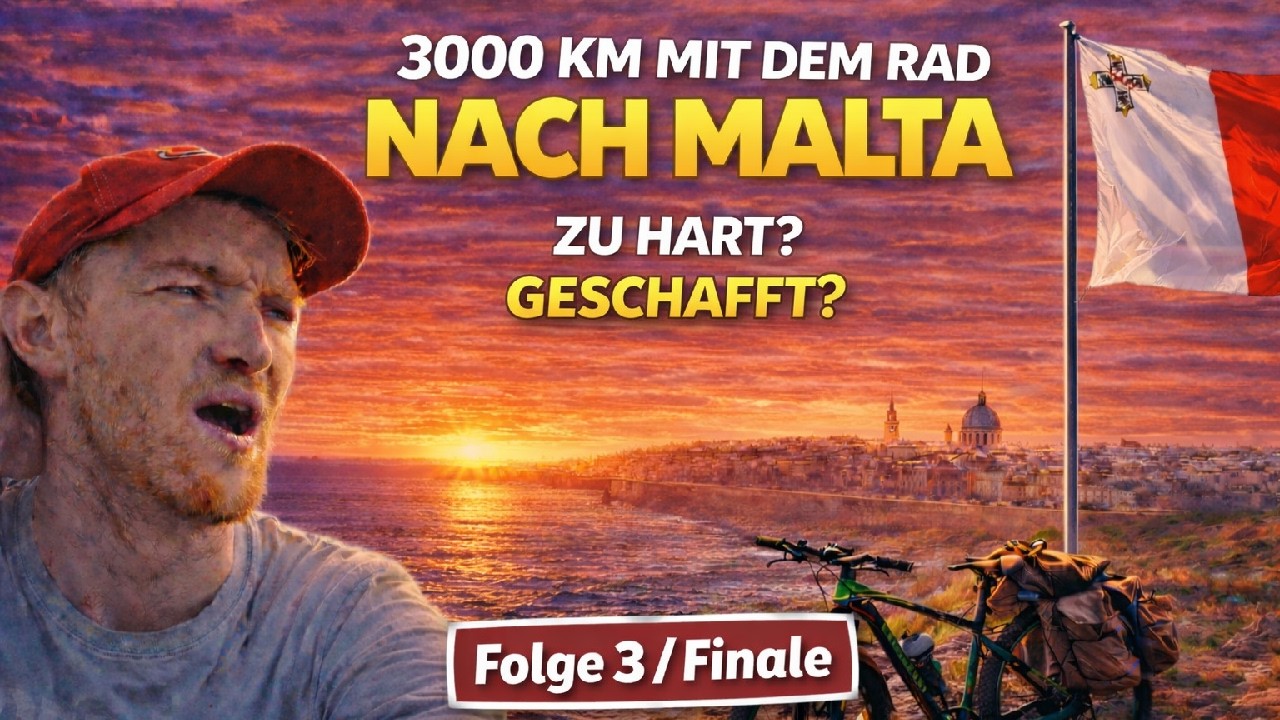 3.000 Km Bikepacking-Tour nach Malta I Erfolg oder Abbruch?? - Teil 3 / Finale I TOBSI09