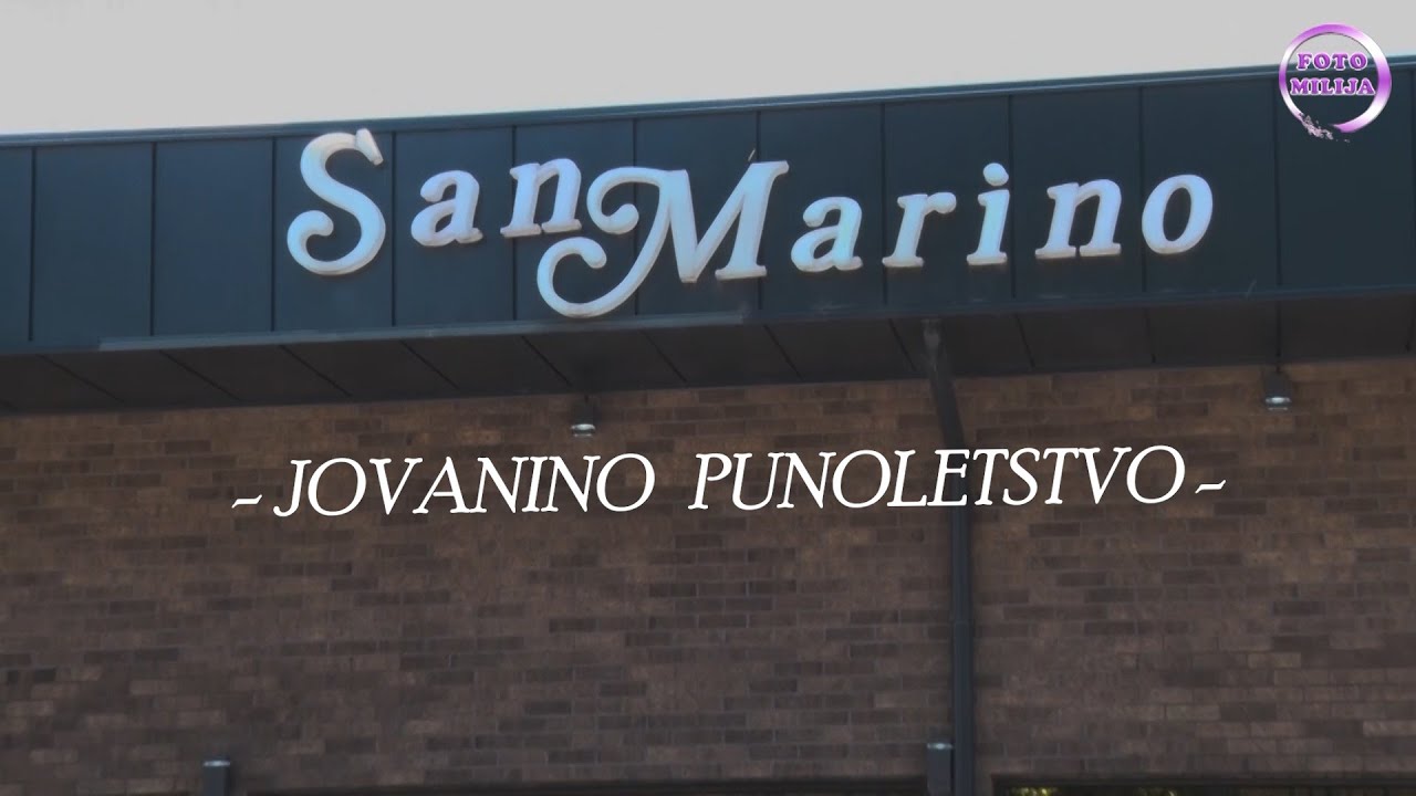 VESELJE U PORODICI PETROVIĆ - JABUČJE - JOVANINO PUNOLETSTVO - RESTORAN SAN MARINO - MIONICA