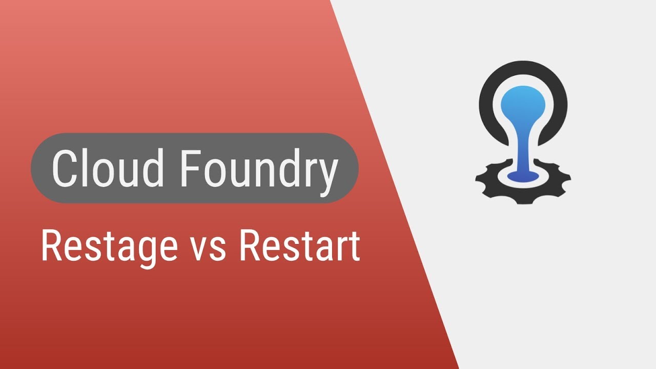 Cloud Foundry — Перезагрузка против перезапуска