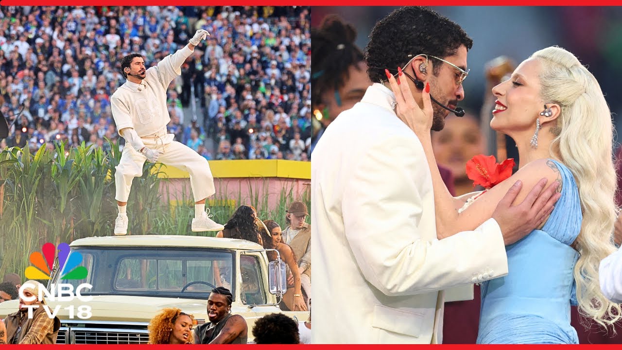 WATCH: Bad Bunny Makes History at the Super Bowl With Lady Gaga at Half Time Performance | N18G