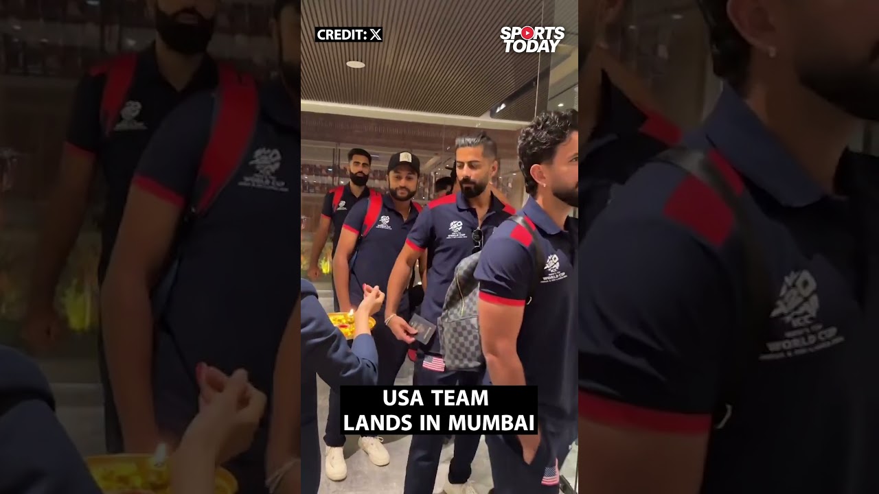 USA cricket team arrive for T20 World Cup 2026 |Sports Today