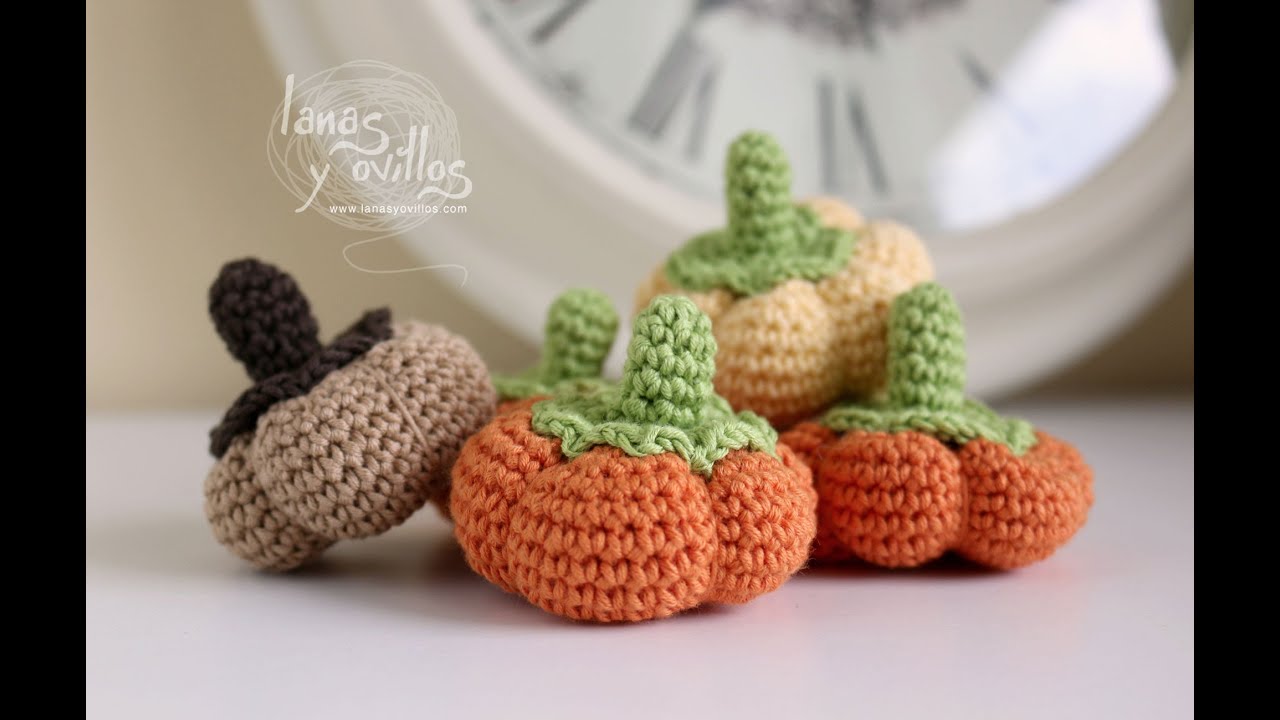 Tutorial Calabaza Amigurumi Pumkin (english subtitles)