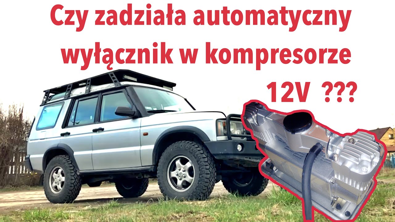 Jak zmodyfikować kompresor samochodowy dodając automatyczny wyłącznik ciśnieniowy. Offroad 4x4.