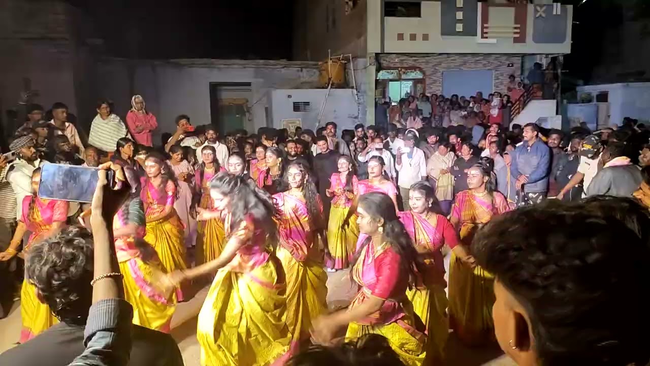 Peddi reddy song village dance rahimanpuram 