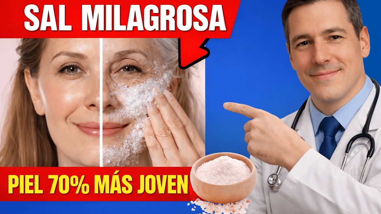 Dermatólogo revela : Probé Este Truco con Sal por 7 Días y adiós arrugas