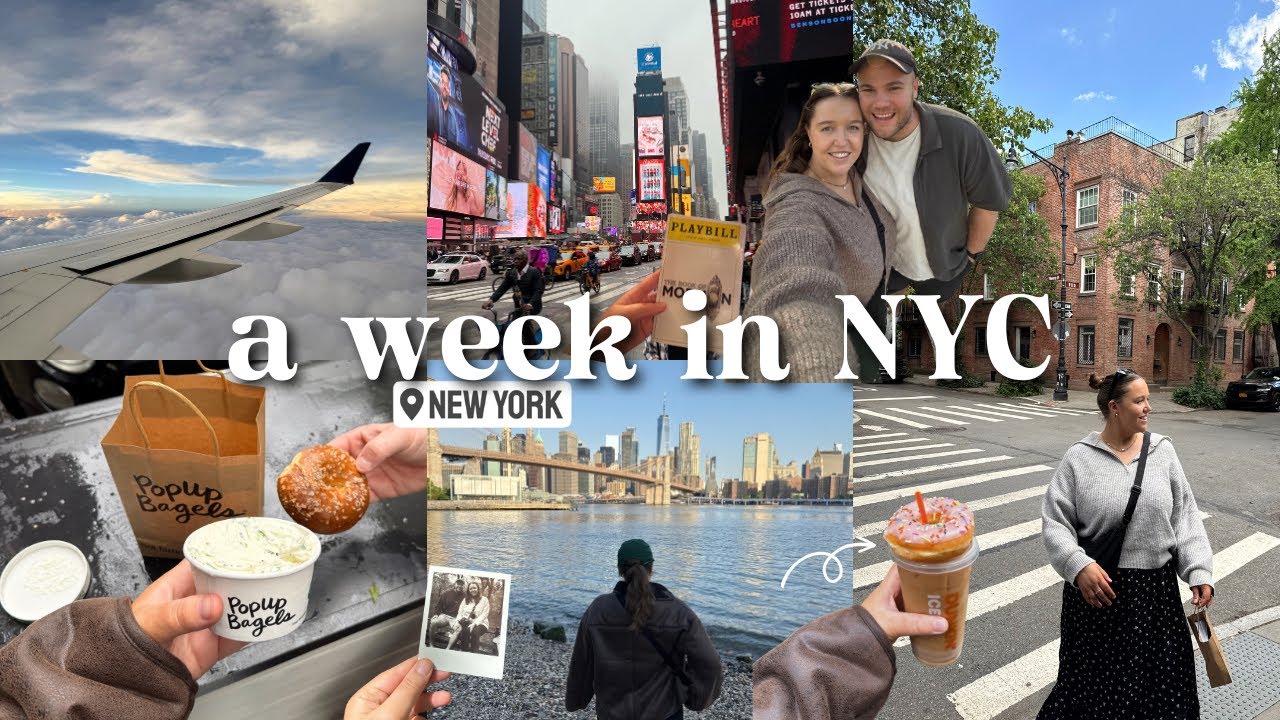NYC VLOG 🥨🗽 things to do, coffee shops, central park, times square, broadway, brooklyn + target haul