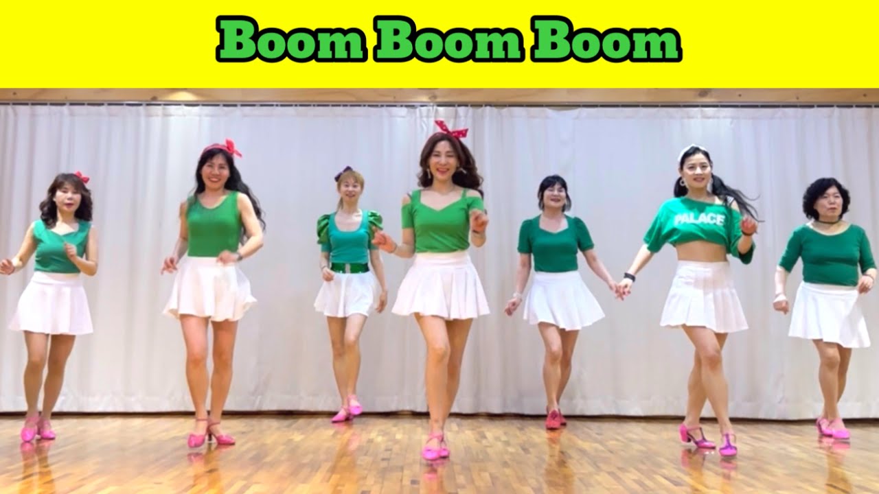 Boom Boom Boom Linedance/ Beginner/ 붐붐붐 라인댄스/ JLDK (자막오류 5w를 9w로 잘못표기🙏)