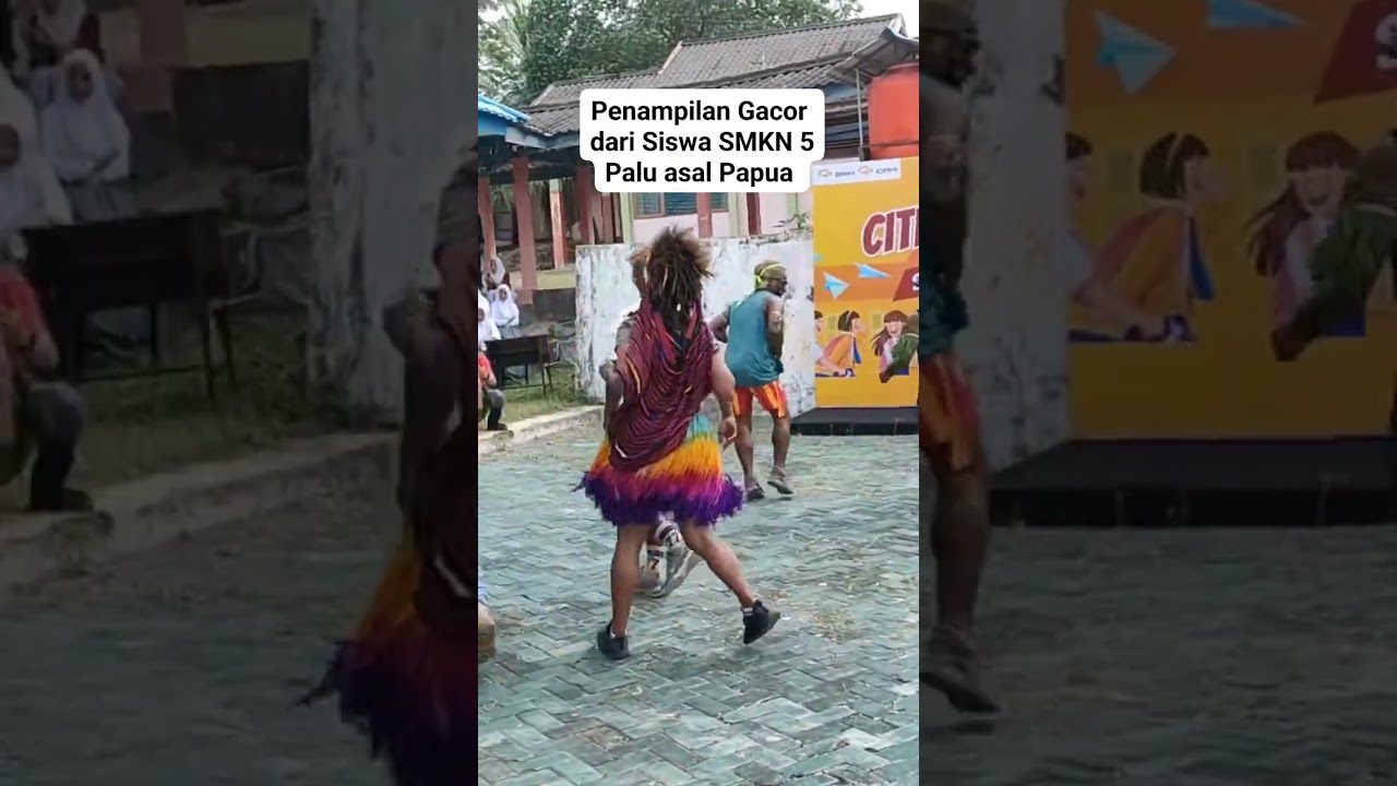 Tarian Aster Wamena oleh Siswa SMKN 5 Palu asal Papua pada acara Citrapala 2025 