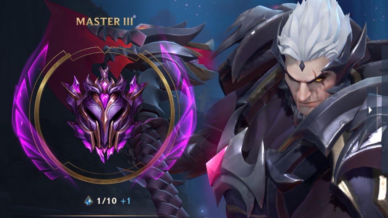 Wild Rift Darius Master Rank Promotion in Season 16