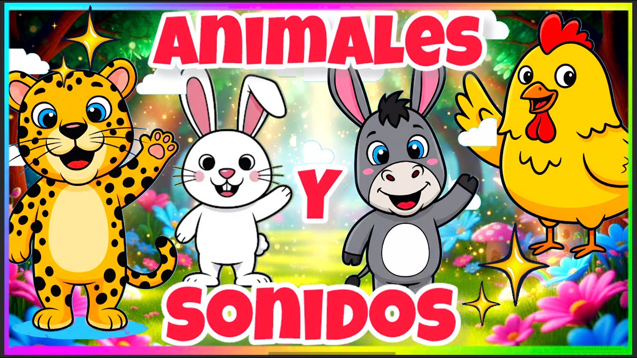 Sonidos de Animales y Curiosidades Para Niños y Bebés 🎶🐈| Video de Animales para Niños