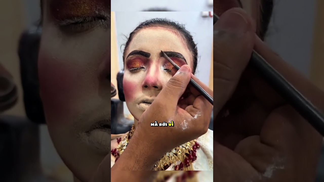 Bí mật cách cô dâu ấn độ trang điểm 😲