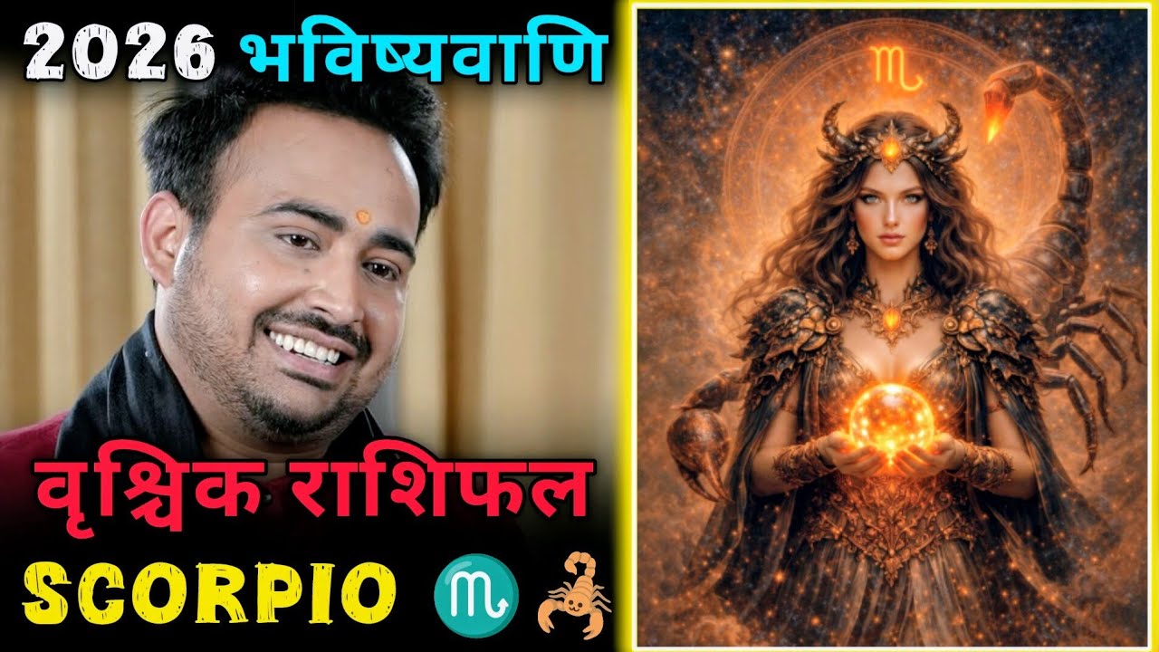 Scorpio ♏🦂: वृश्चिक राशिफल 2026 Jyotish Prediction – Explained by Arun Pandit #वृश्चिक #scorpio