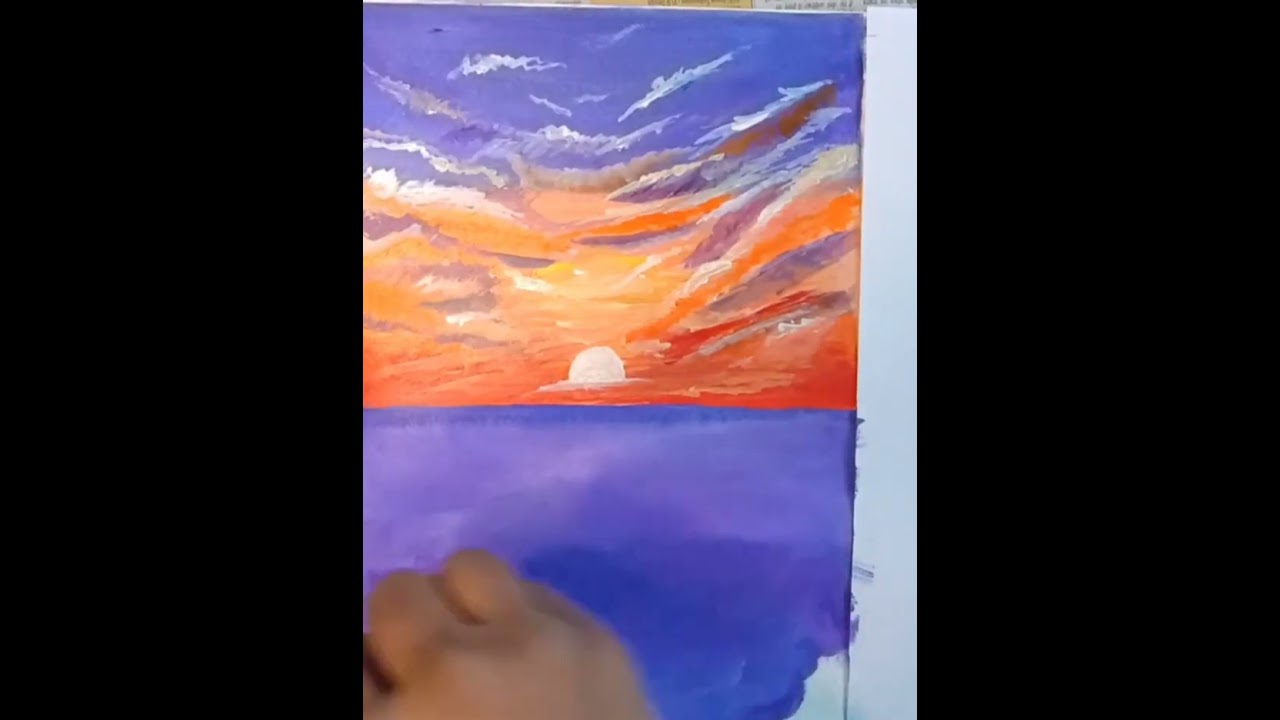 @ How to paint a beautiful scenery 