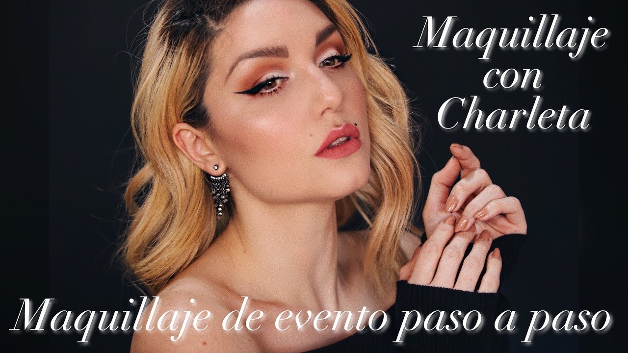 Maquillaje con charleta, paso a paso para un evento | Dirty Closet