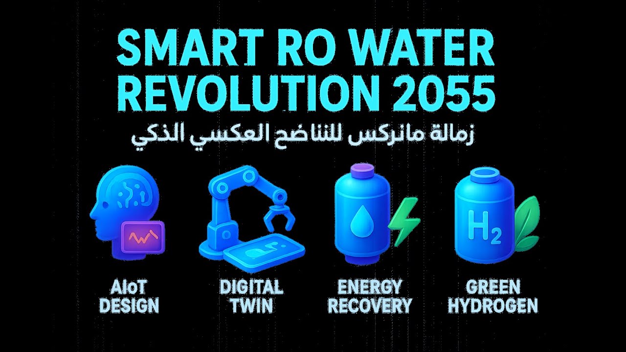 Smart RO Water Revolution 2055 | زمالة ماتريكس للتناضح العكسي الذكي