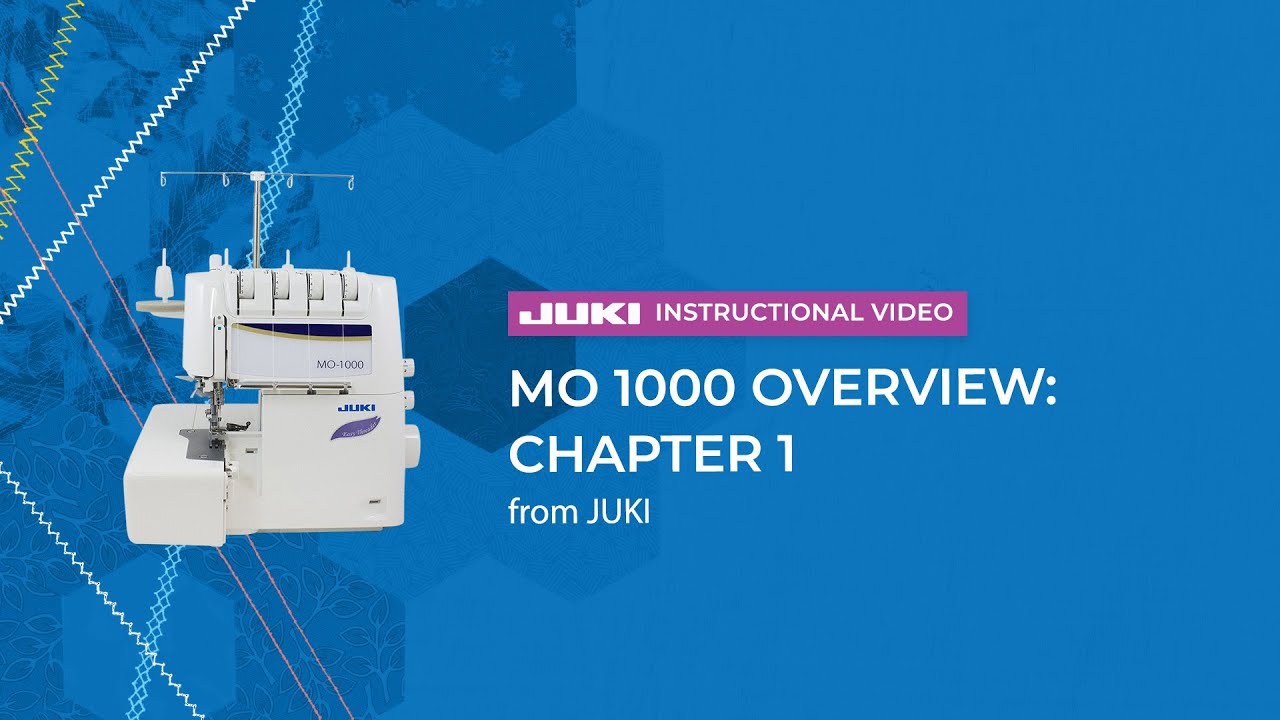 Обзор JUKI MO-1000 Глава 1