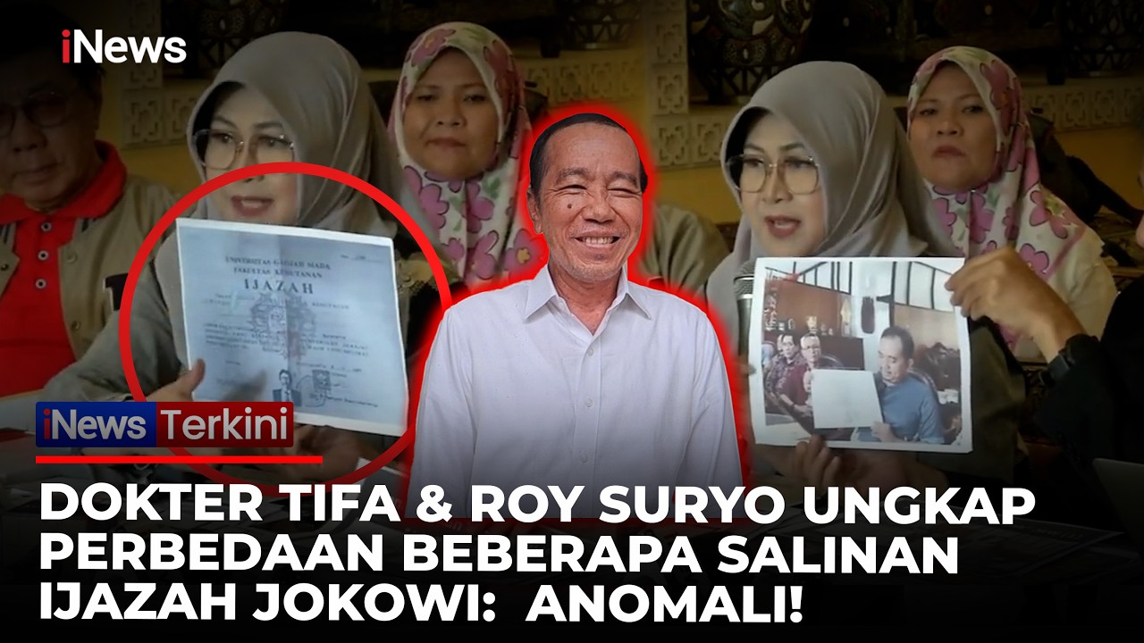 Tifa dan Roy Suryo Bongkar Perbedaan Salinan Ijazah Jokowi Milik Bareskrim dan Dekan Kehutanan UGM