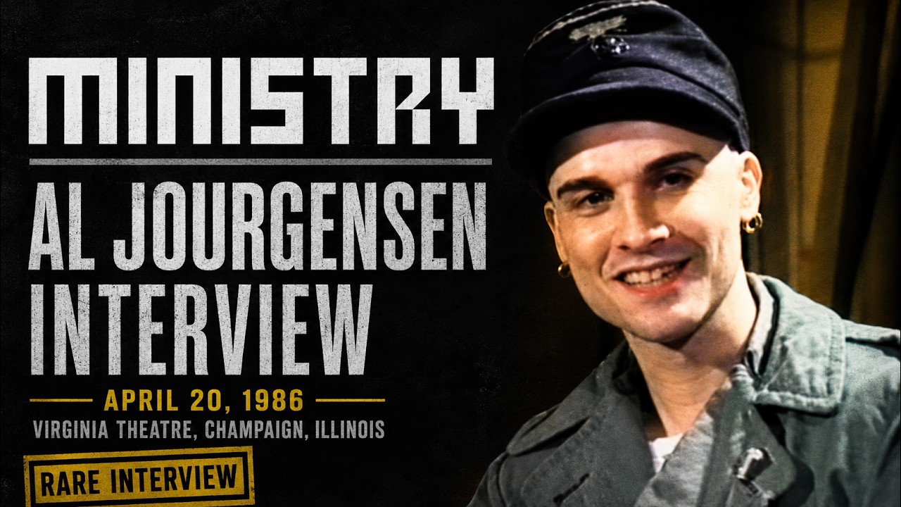 Al Jourgensen Interview - April 20, 1986 - Virginia Theatre, Champaign, Illinois, USA
