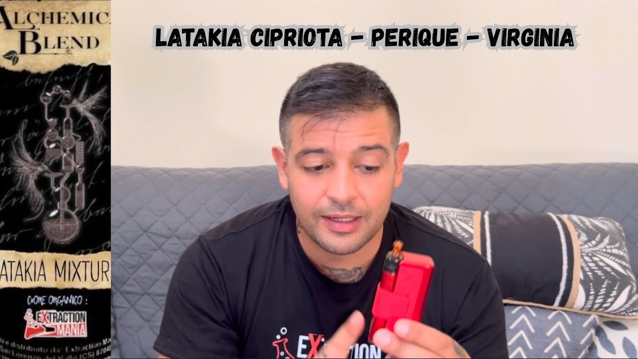 SEI NUOVO NELLO SVAPO E VUOI UN TABACCO? | ALCHEMICA BLEND & EXTRACTION MANIA - LATAKIA MIXTURE 💨