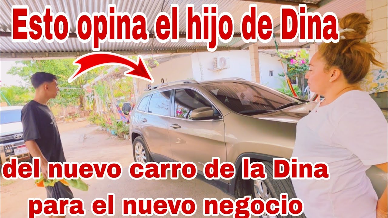 Esto opina el hijo de Dina del nuevo carro para el nuevo negocio😳😱🤯