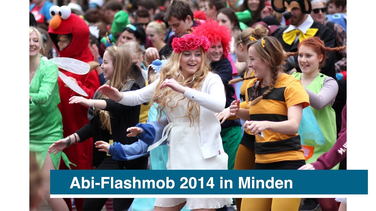 Abi-Flashmob in Minden 2014