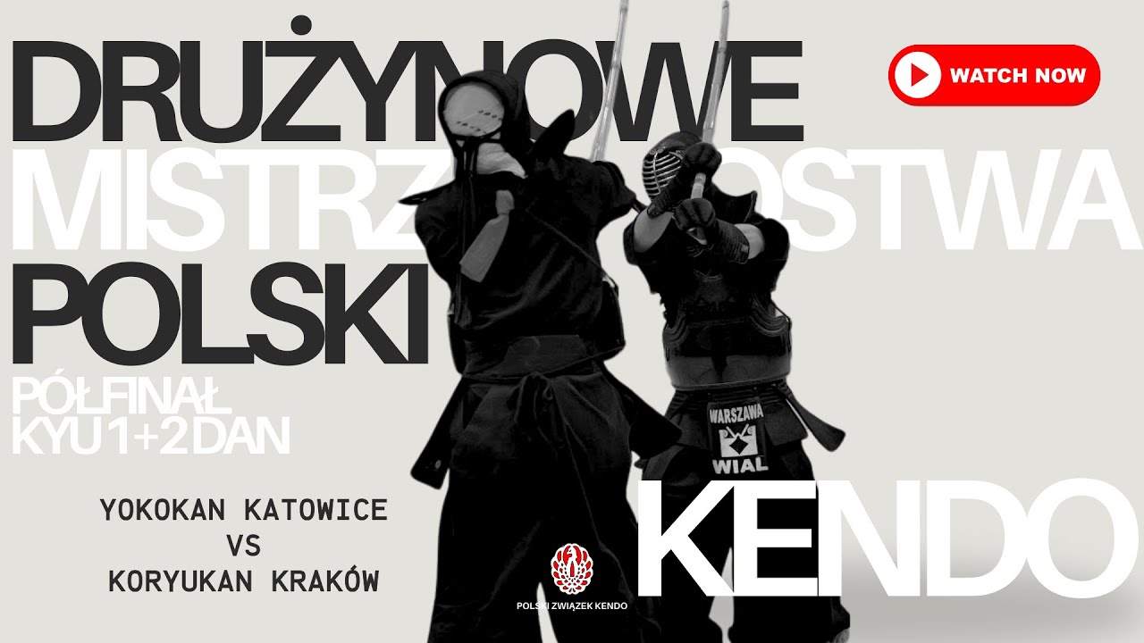 Drużynowe Mistrzostwa Polski Kendo 2025 - Kyu + 1 i 2 dan - Półfinał 2 - Yokokan vs. Koryukan