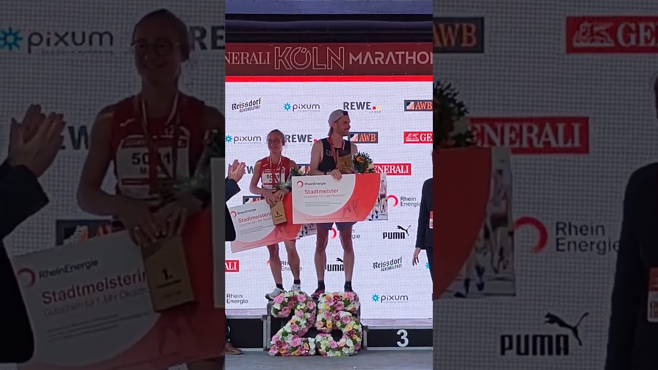 Stadtmeister // Stadtmeisterin // K&ouml;ln 25.Marathon #marathon #cologne #germany