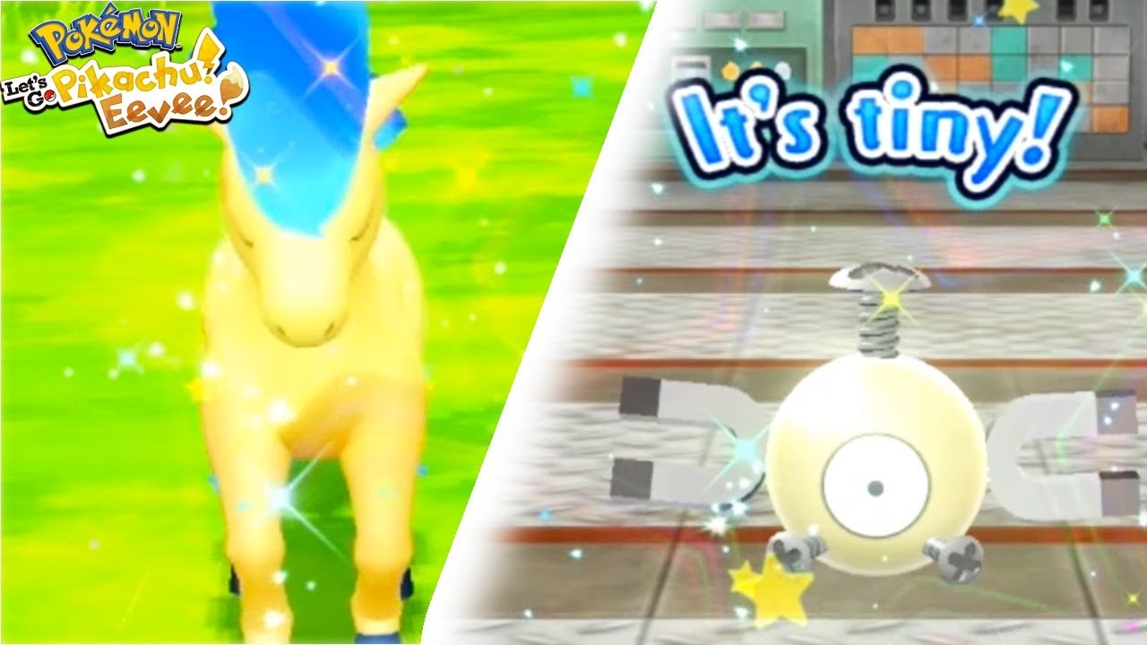 SHINY MAGNEMITE & SHINY PONYTA REACTION! - Pokémon: Let's Go, Pikachu! and Let's Go, Eevee!