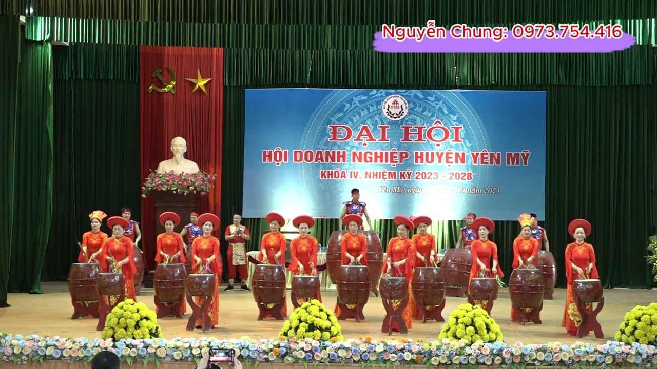 Biểu diễn TRỐNG HỘI - CLB Trống Hội thôn Ông Tố - TT Yên Mỹ/// Nguyễn Chung 0973754416