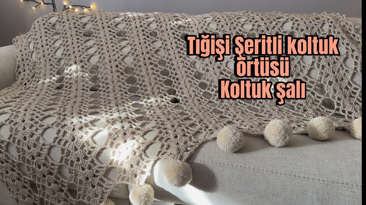 Şeritli battaniye yapılışı