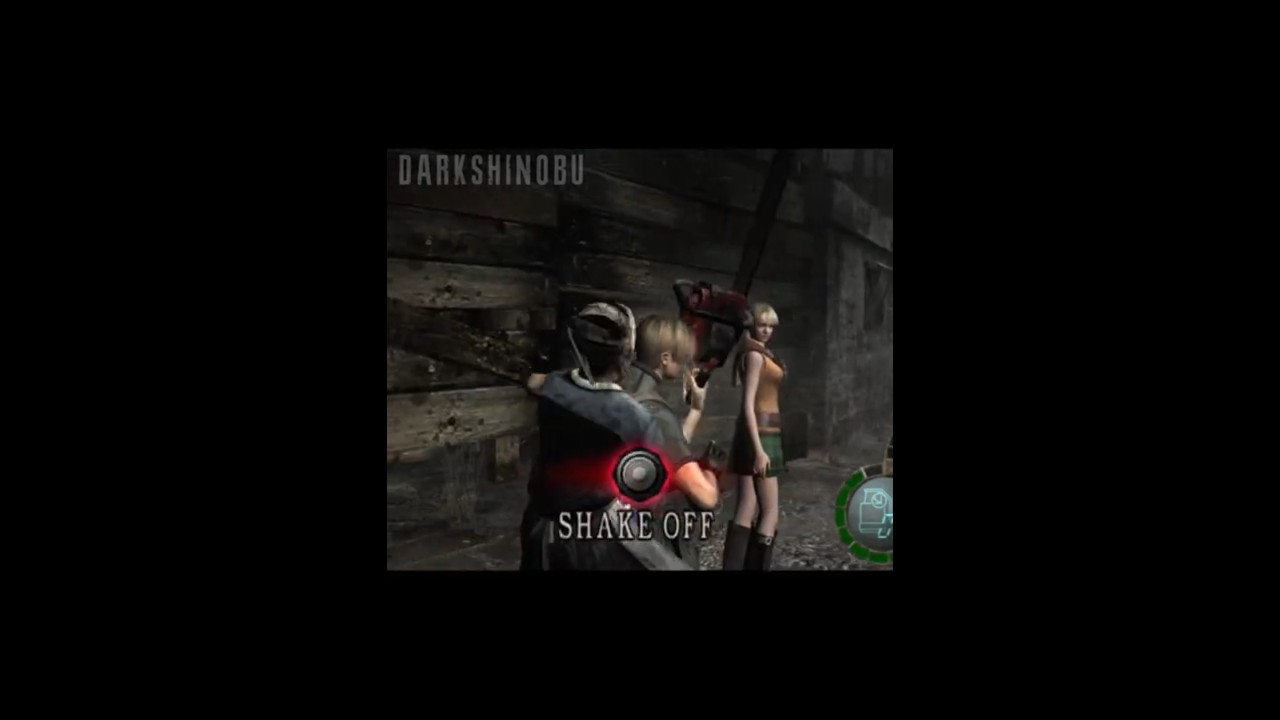 Chainsaw Sisters can Grab Leon, If you use Ashley as a bait - Resident Evil 4 #shorts
