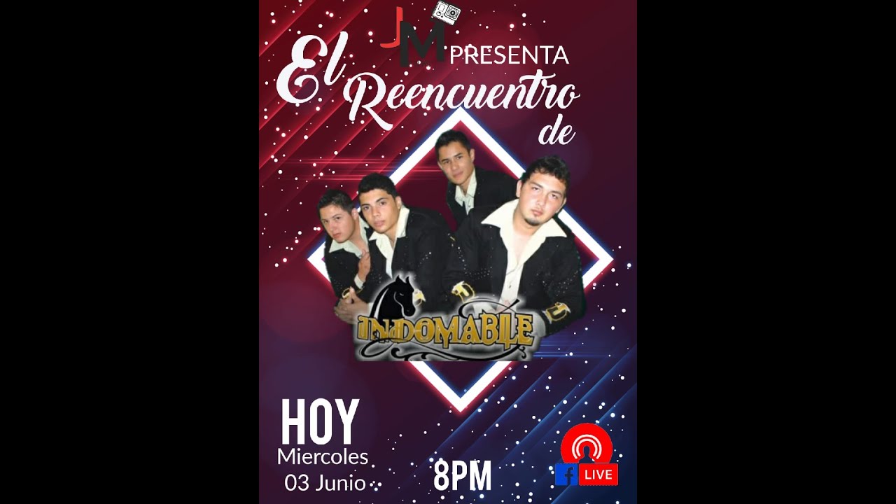 GRUPO INDOMABLE   |  TRANSMISION EN VIVO |  Desde las oficinas de JM Films