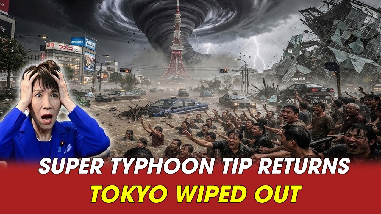 Super Typhoon TIP Returns: A 98-Foot Tsunami Swallows Japan’s Honshu Island