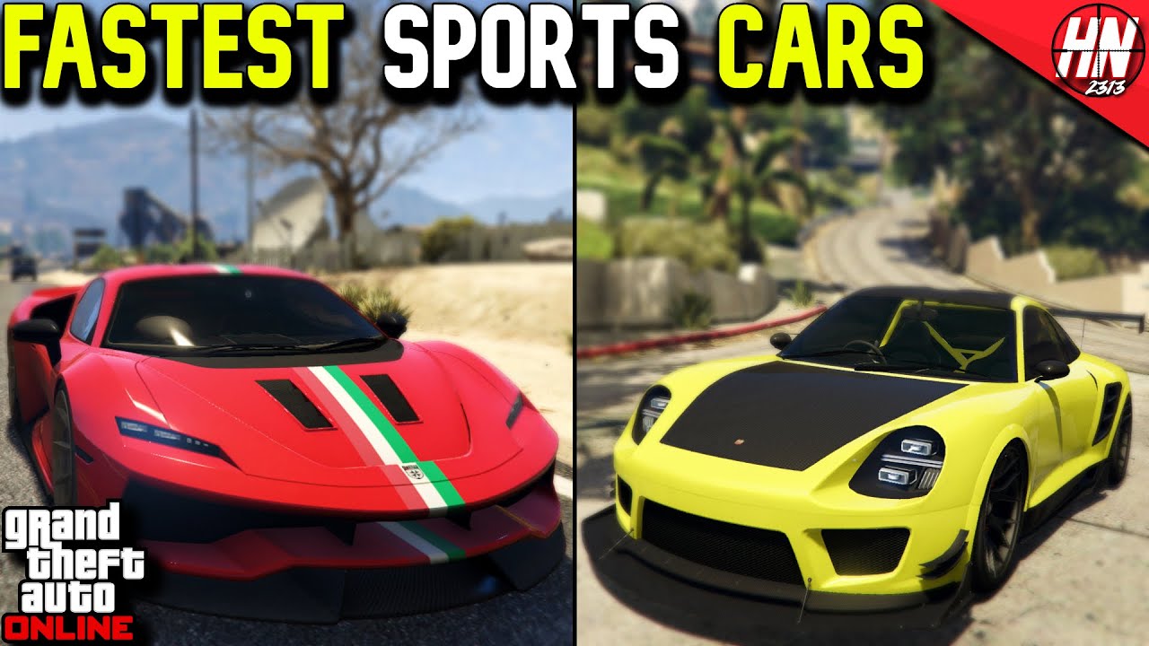 Top 10 Fastest Sports Cars In GTA Online!