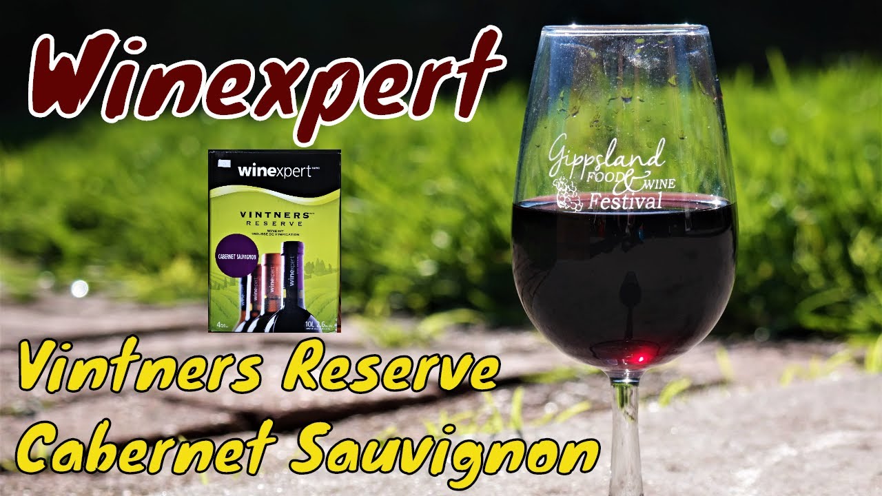 Winexpert. Cabernet Sauvignon. Wine Kit  (Kit To Glass). How to make wine.