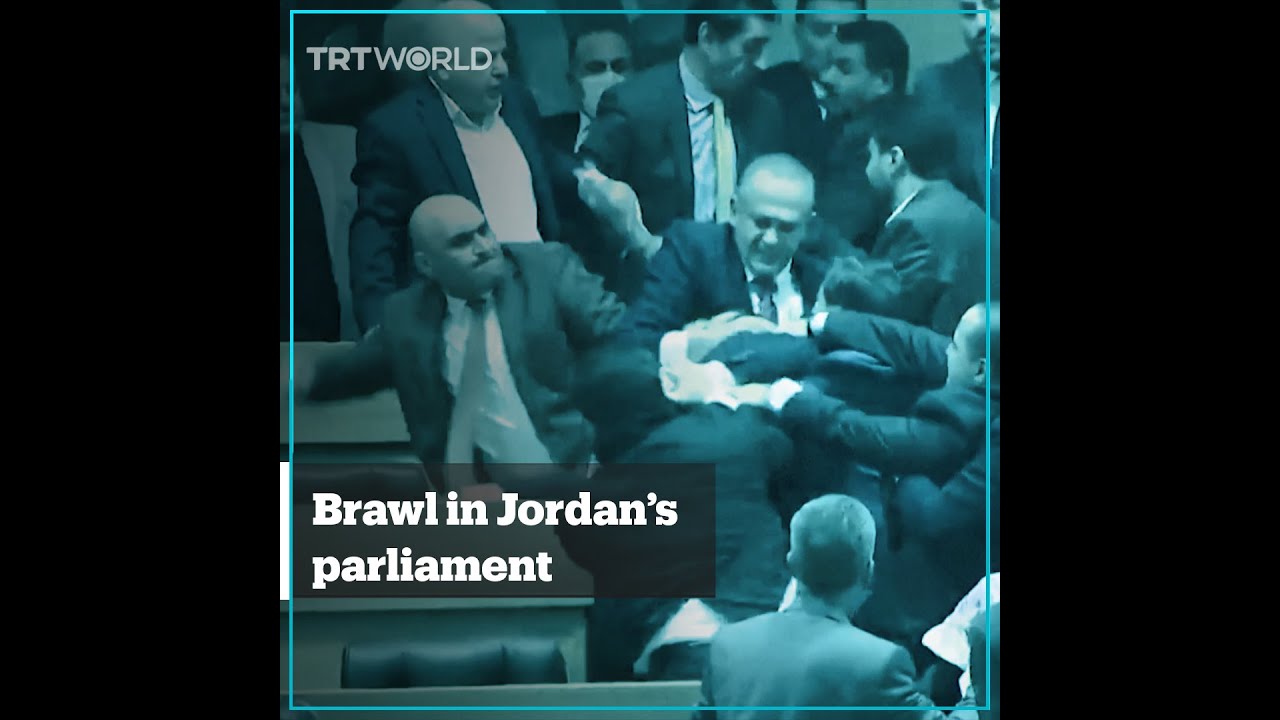 Brawl in Jordan's parliament