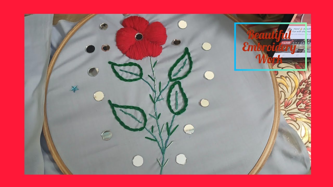 Hand ✋️ embroidery | Fun with shahnaz | 