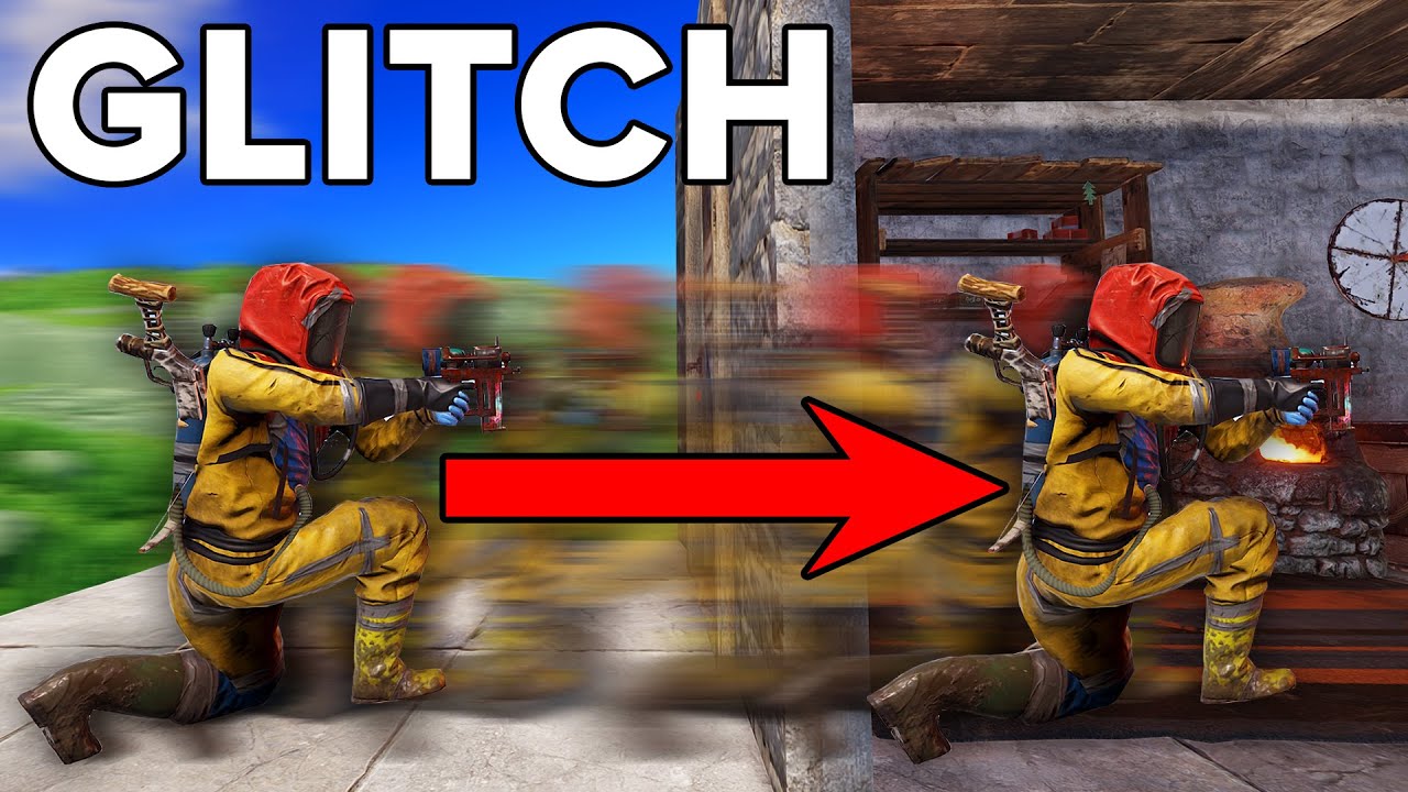 I glitched through his door... - Rust