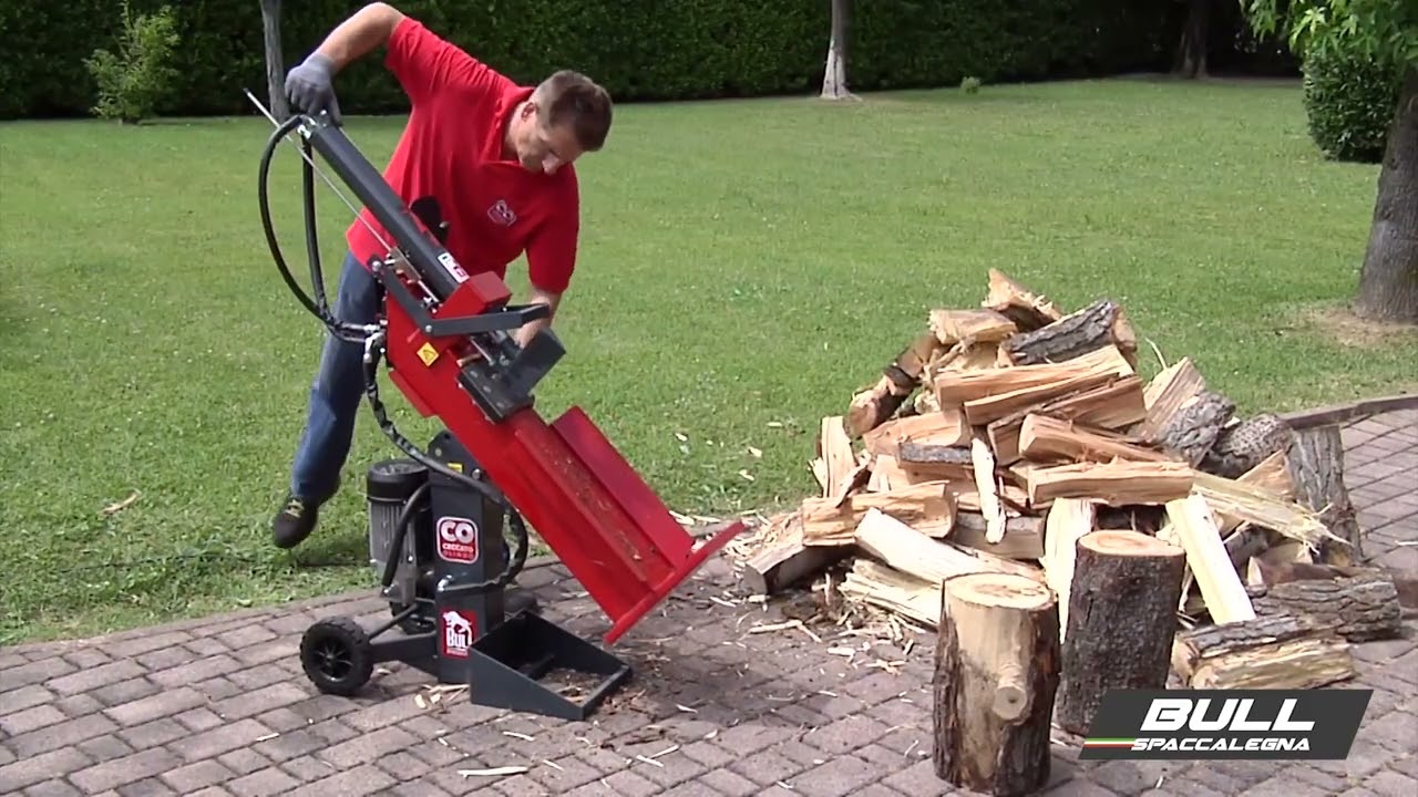 Videos Des Hersteller Elektrischer dreiphasiger Holzspalter Ceccato SPLE10POLT Multiposition 10 Ton