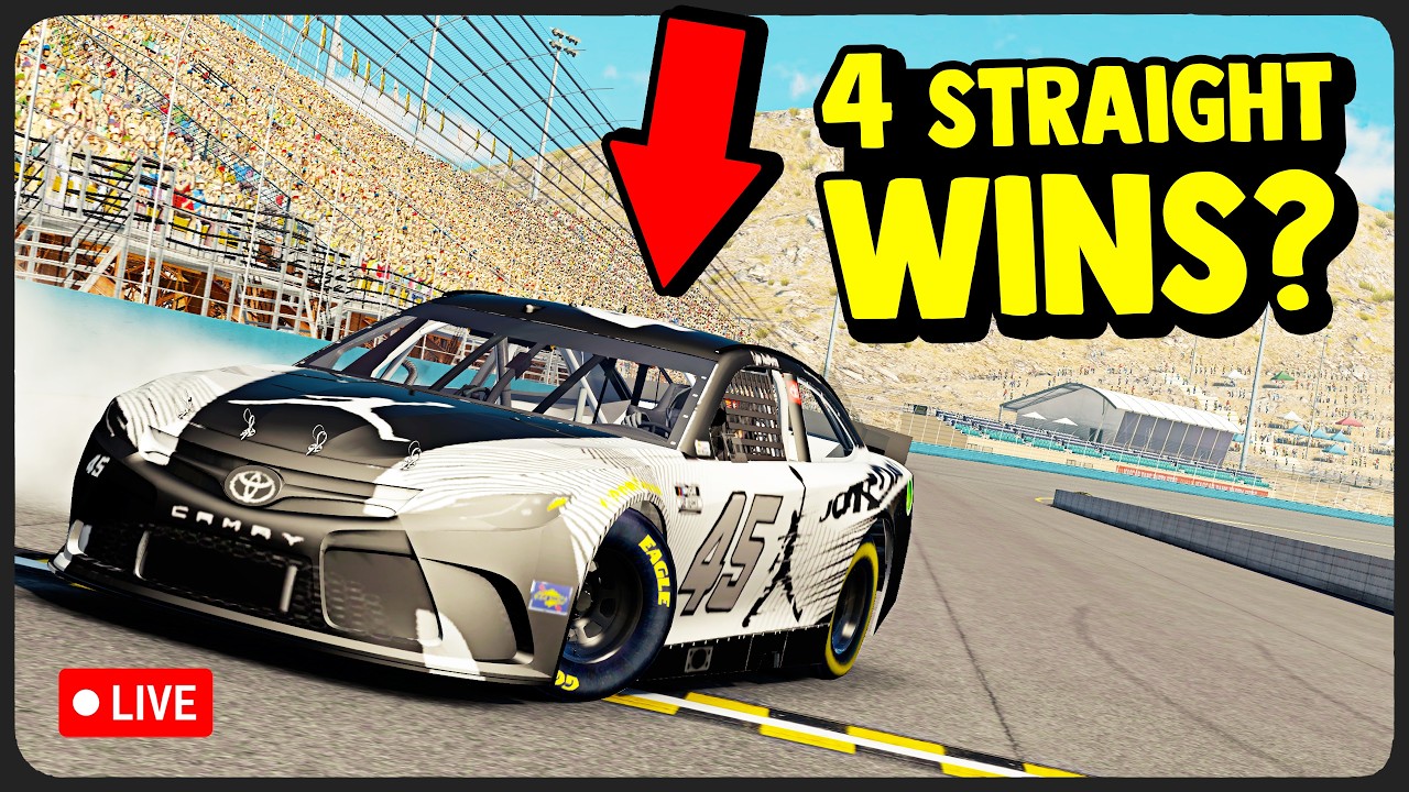 🔴 Can I Win 4 Consecutive Races With Tyler Reddick?
