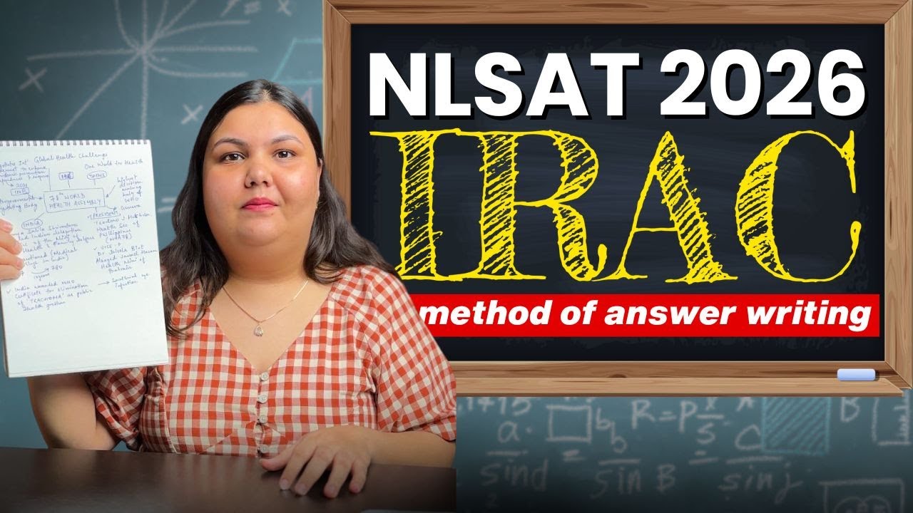 NLSAT Part-B: The IRAC method you need to write answers! | NLSAT 2026 preparation