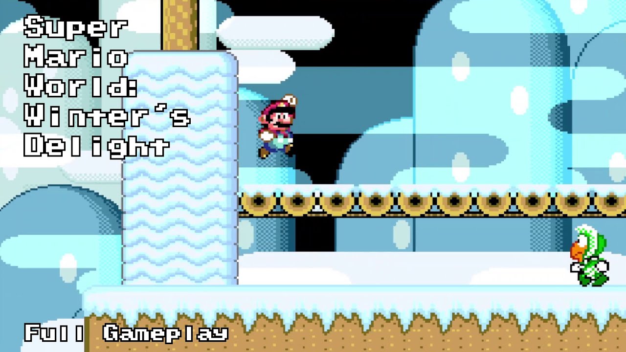 Super Mario World: Winter's Delight - Full Gameplay