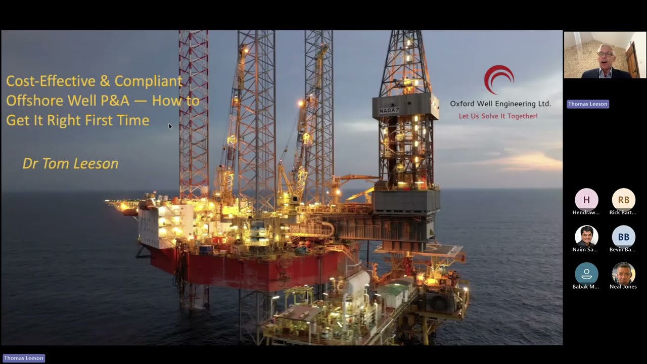 Technical Webinar: Cost Effective & Compliant Offshore Well P&A — How to Get It Right First Time.