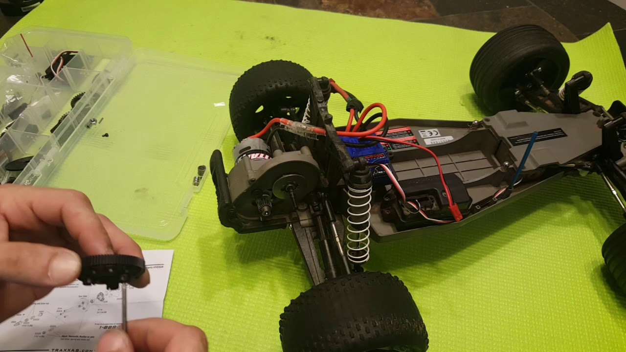 Installing Slipper Clutch on Traxxas RC Rustler. Part 